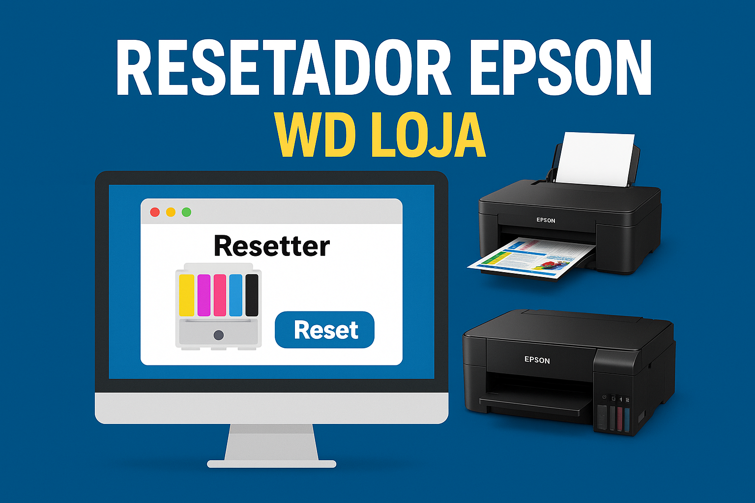Resetador Epson WIC – demonstração